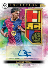 Load image into Gallery viewer, 2024-25 Topps Inception UEFA Club Competitions INC25 Soccer 12 Hobby Box PYTP Case Break #PYTP37