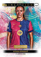 Load image into Gallery viewer, 2024-25 Topps Inception UEFA Club Competitions INC25 Soccer 12 Hobby Box PYTP Case Break #PYTP37