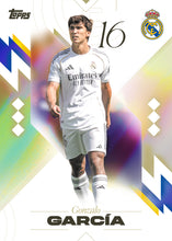 Load image into Gallery viewer, 2025-26 TOPPS REAL MADRID LOS BLANCOS 6 BOX, 10 SPOT, RANDOM SERIAL # HIGH ROLLER 1/2 CASE BREAK #HR1