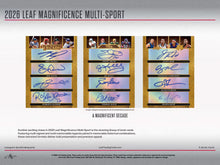 Load image into Gallery viewer, 2026 Leaf MAGNIFICENCE Multisport, 10 Box, HIGH ROLLER Random HIT Case Break #HR1 (INSANE PRODUCT!!)