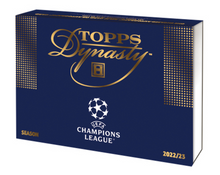 Load image into Gallery viewer, 2022-23 TOPPS DYNASTY UEFA CHAMPIONS LEAGUE SOCCER 5 HOBBY BOX, PICK YOUR PLAYER PYP CASE BREAK #PYP243