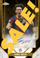 Load image into Gallery viewer, 2025-26 Topps Chrome UEFA Club Competitions CCC26 Soccer 12 Hobby Box PYT Case Break #PYTP220