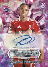 Load image into Gallery viewer, 2025-26 Topps Chrome UEFA Club Competitions SAPPHIRE CCS26 Soccer 10 Box, PYT Case Break #PYTPS225