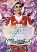 Load image into Gallery viewer, 2025-26 Topps Chrome UEFA Club Competitions SAPPHIRE CCS26 Soccer 10 Box, PYT Case Break #PYTPS225