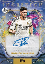 Load image into Gallery viewer, 2025-26 Topps Inception UEFA Club Competitions INC26 Soccer 12 Hobby Box PYTP Case Break #PYTP2