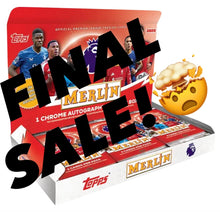 Load image into Gallery viewer, 2026 TOPPS MERLIN PREMIER LEAGUE EPLM26 SOCCER 12 BOX, PICK YOUR TEAM/PLAYER CASE BREAK #PYTP11