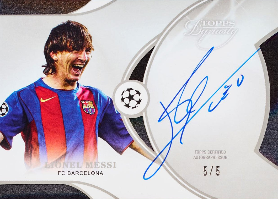 2024-25 TOPPS DYNASTY UEFA CHAMPIONS LEAGUE SOCCER 5 HOBBY BOX, PICK YOUR PLAYER PYP CASE BREAK #PYP16