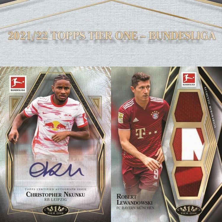 2021-22 TOPPS BUNDESLIGA TIER ONE SOCCER 12 HOBBY BOX, PICK YOUR  TEAM/PLAYER CASE BREAK - #PYTP18