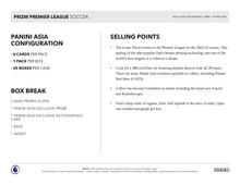 Load image into Gallery viewer, (PIEBREAKS!) 2022-23 PANINI ENGLISH PREMIER LEAGUE EPL TMALL(ASIA) PRIZM  SOCCER, PERSONAL BOX
