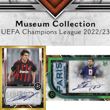 Load image into Gallery viewer, 2022-23 TOPPS UEFA CHAMPIONS LEAGUE MUSEUM COLLECTION 12 HOBBY BOX, PICK YOUR TEAM PYT CASE BREAK - #PYT60

