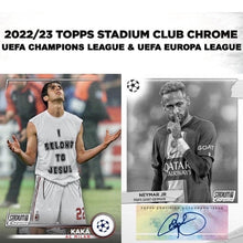 Load image into Gallery viewer, 2022-23 Topps STADIUM CLUB CHROME UEFA Soccer 12 Hobby Box PYT Case Break #PYT79
