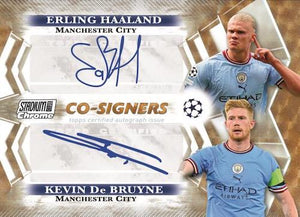 2022-23 Topps STADIUM CLUB CHROME UEFA Soccer 12 Hobby Box PYT Case Break #PYT78