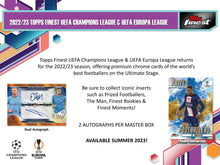 Load image into Gallery viewer, 2022-23 Topps UEFA Finest Club Competitions Soccer PERSONAL Hobby Box
