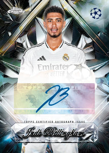 2024-25 Topps UEFA Chrome Club Competitions SAPPHIRE Soccer CCCS25 10 Box Case Break #PYTPS25