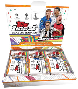 (5 CASE BREAK!) 2024-25 Topps UEFA Club Competitions FINEST CCF25 Soccer 40 Hobby Box 5 Case Break #PYTP80