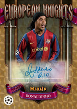 Load image into Gallery viewer, 2024-25 Topps UEFA Chrome MERLIN Club Competitions MER25 Soccer 6 BREAKERS DELIGHT Box PYTP Case Break #PYTPBD87
