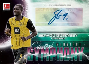 2024-25 TOPPS BUNDESLIGA MIDNIGHT SOCCER 6 HOBBY BOX, PICK YOUR TEAM/PLAYER CASE BREAK - #PYTP10