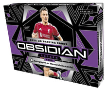Load image into Gallery viewer, 2025/26 PANINI OBSIDIAN SOCCER, 12 HOBBY BOX, PICK YOUR TEAM/PLAYER, CASE BREAK - #PYTP4
