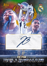 Load image into Gallery viewer, 2025-26 TOPPS REAL MADRID LOS BLANCOS 6 BOX, 10 SPOT, RANDOM SERIAL # HIGH ROLLER 1/2 CASE BREAK #HR1
