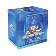 Load image into Gallery viewer, 2025-26 TOPPS UEFA WOMENS CHAMPIONS LEAGUE UWCLS CHROME SAPPHIRE 10 BOX, PICK YOUR TEAM/PLAYER PYTP CASE BREAK - #PYTPS4
