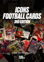 Load image into Gallery viewer, 2025-26 Club Legacyz Icons Football (Soccer) 3rd Edition 3 Hobby Box (30 hits), 38 Spot, Random Player Break #RP5
