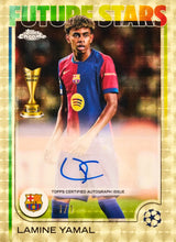 Load image into Gallery viewer, 2024-25 Topps UEFA Chrome Club Competitions CCC25 Soccer 12 Hobby Box PYT Case Break #PYTP4
