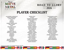 Load image into Gallery viewer, 2026 Wild Card MATTE METAL SOCCER Road to Glory, 12 Box, 60 Spot, Random Hit Case Break #RH1
