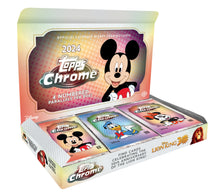 Load image into Gallery viewer, 18 SPOT 18 WINNER SUPER DISCOUNTED FILLER!! TO FILL 2023-24 TOPPS CHROME DISNEY 12 BOX PYC CASE #UKPYC1 TOP SPOT WINS A SIGNED LAMINE YAMAL BARCELONA JERSEY!!!
