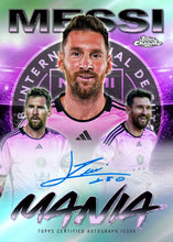 Load image into Gallery viewer, 2024 TOPPS MLS CHROME MANIA SOCCER 5 BOX, PICK YOUR TEAM/PLAYER PYTP CASE BREAK #PYTP26
