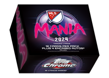 Load image into Gallery viewer, 2024 TOPPS MLS CHROME MANIA SOCCER 5 BOX, PICK YOUR TEAM/PLAYER PYTP CASE BREAK #PYTP26
