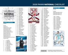 Load image into Gallery viewer, 2026 PANINI NATIONAL CONVENTION GOLD VIP PACK BREAK, 100 GOLD PACKS + 1 WHITE SPARKLE PACK BREAK, 4 GOLD PACKS PER SPOT (EXCEPT 1 SPOT GETS 1 WHITE SPARKLE PACK), 26 SPOT BREAK #RP1
