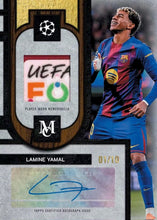 Load image into Gallery viewer, 2025-26 Topps UEFA Club Competitions Museum Collection MH26 Soccer HAT TRICK 4 Box Case Break #PYTPH6
