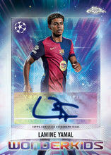 Load image into Gallery viewer, 2024-25 Topps UEFA Chrome Club Competitions CCC25 Soccer 12 Hobby Box PYT Case Break #PYTP4
