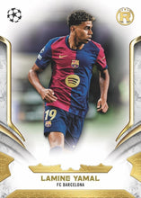 Load image into Gallery viewer, 2024-25 Topps UEFA Club Competitions REVERENCE CCR25 Soccer 4 Hobby Box Case Break #PYTP115
