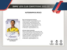 Load image into Gallery viewer, 2022-23 Topps STADIUM CLUB CHROME UEFA Soccer 12 Hobby Box PYT Case Break #PYT78
