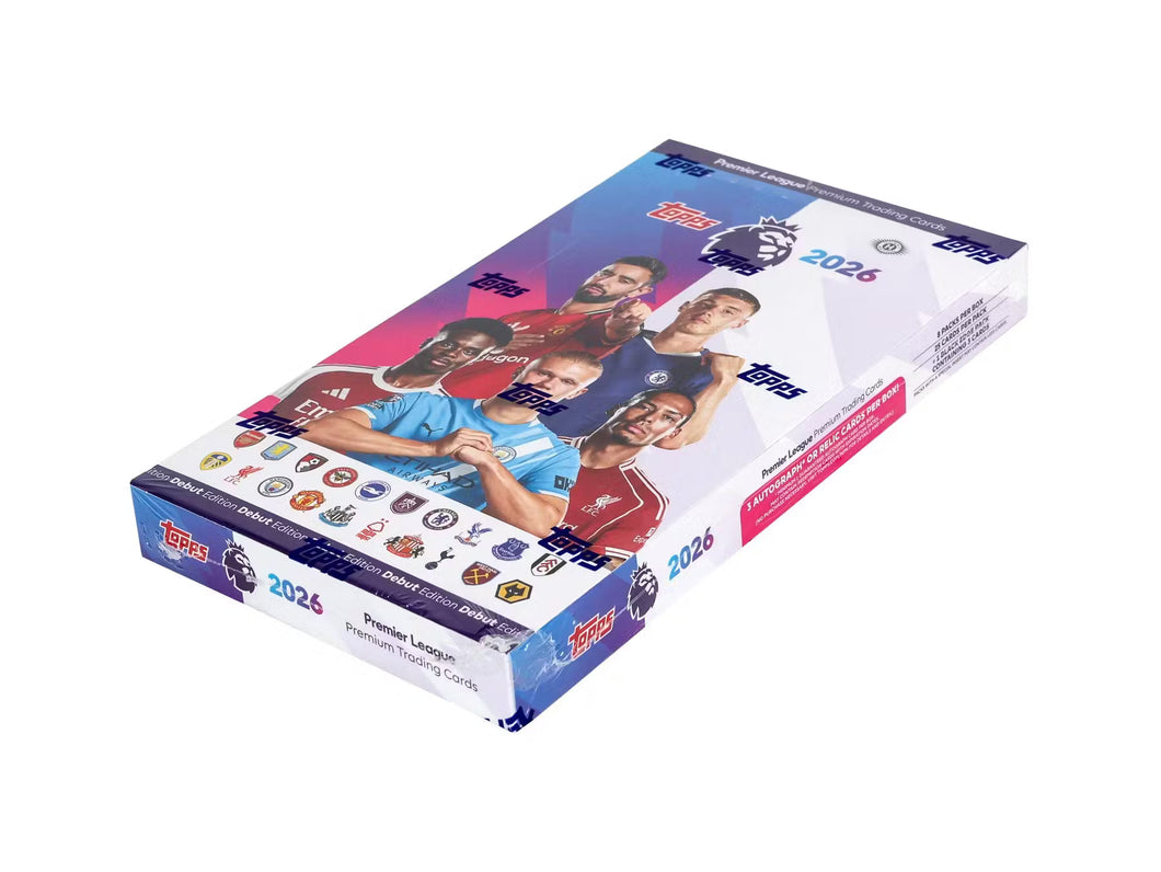 2025-26 TOPPS PREMIER LEAGUE EPL SOCCER HOBBY BOX