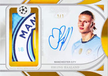 Load image into Gallery viewer, 2024-25 TOPPS DYNASTY UEFA CHAMPIONS LEAGUE SOCCER 5 HOBBY BOX, 100 SPOT, RANDOM PLAYER, CASE BREAK #RP19
