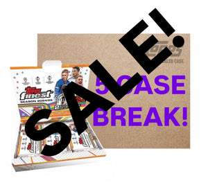 (5 CASE BREAK!) 2024-25 Topps UEFA Club Competitions FINEST CCF25 Soccer 40 Hobby Box 5 Case Break #PYTP80
