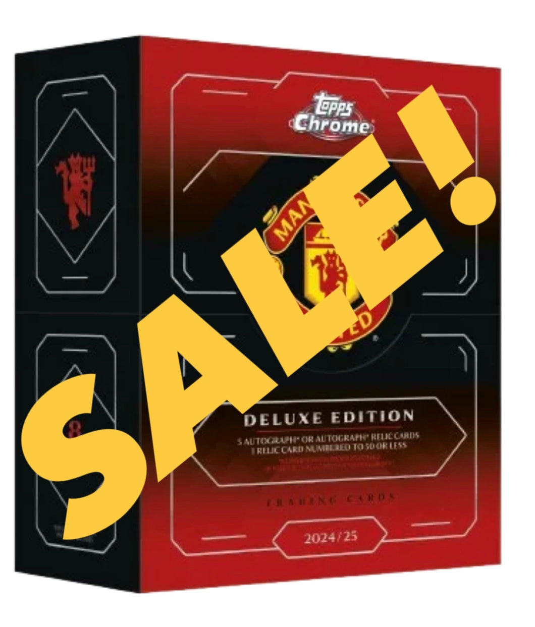 2024-25 TOPPS MANCHESTER UNITED CHROME DELUXE EDITION MUC25 SOCCER 3 BOX, PICK YOUR PLAYER PYP CASE BREAK #PYP14
