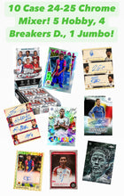 Load image into Gallery viewer, (10 CASE CHROME MIXER!) 2024-25 Topps UEFA Chrome Club Competitions CCC25 Soccer 10 CASE MIXER (5x HOBBY, 4x BD, 1x JUMBO) #PYTP40
