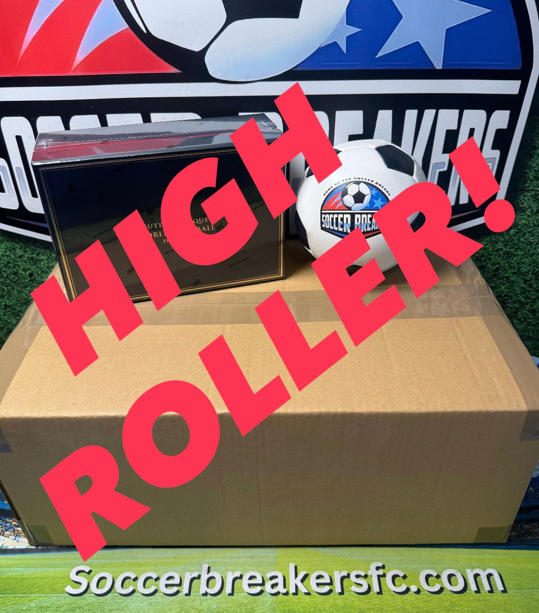 2025 FUTERA WORLD FOOTBALL UNIQUE EDITION 21 - 6 BOX - HIGH ROLLER RANDOM SERIAL # MINI CASE BREAK #HR18