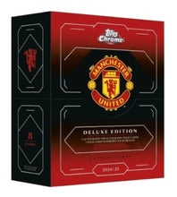 Load image into Gallery viewer, 2024-25 TOPPS MANCHESTER UNITED CHROME DELUXE EDITION MUC25 SOCCER 3 BOX, PICK YOUR PLAYER PYP CASE BREAK #PYP15
