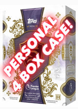 Load image into Gallery viewer, 2025-26 Topps ROYALTY Premier League Soccer, 4 Box, PERSONAL CASE (OPEN LIVE or SHIP SEALED)

