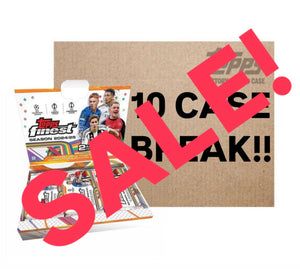 (10 CASE BREAK!) 2024-25 Topps UEFA Club Competitions FINEST CCF25 Soccer 80 Hobby Box 10 Case Break #PYTP100