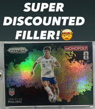 Load image into Gallery viewer, 24 SPOTS 24 WINNERS SUPER DISCOUNTED TEAM/PLAYER FILLER FOR 2026 PANINI WORLD CUP PRIZM MONOPOLY 10x CASE BREAK #PYTP240
