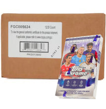 Load image into Gallery viewer, 2023-24 Topps UEFA Chrome Club Competitions CCC24 Soccer PERSONAL Hobby Box
