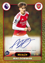 Load image into Gallery viewer, 2026 TOPPS MERLIN PREMIER LEAGUE EPLM26 SOCCER 12 BOX, PICK YOUR TEAM/PLAYER CASE BREAK #PYTP5
