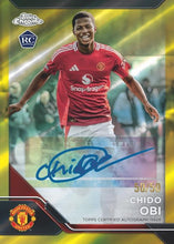 Load image into Gallery viewer, 2024-25 TOPPS MANCHESTER UNITED CHROME DELUXE EDITION MUC25 SOCCER 3 BOX, PICK YOUR PLAYER PYP CASE BREAK #PYP15
