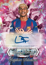 Load image into Gallery viewer, 2025-26 Topps Chrome UEFA Club Competitions SAPPHIRE CCS26 Soccer 10 Box, PYT Case Break #PYTPS226
