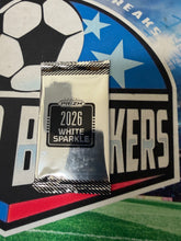 Load image into Gallery viewer, 2026 PANINI NATIONAL CONVENTION GOLD VIP PACK BREAK, 100 GOLD PACKS + 1 WHITE SPARKLE PACK BREAK, 4 GOLD PACKS PER SPOT (EXCEPT 1 SPOT GETS 1 WHITE SPARKLE PACK), 26 SPOT BREAK #RP1
